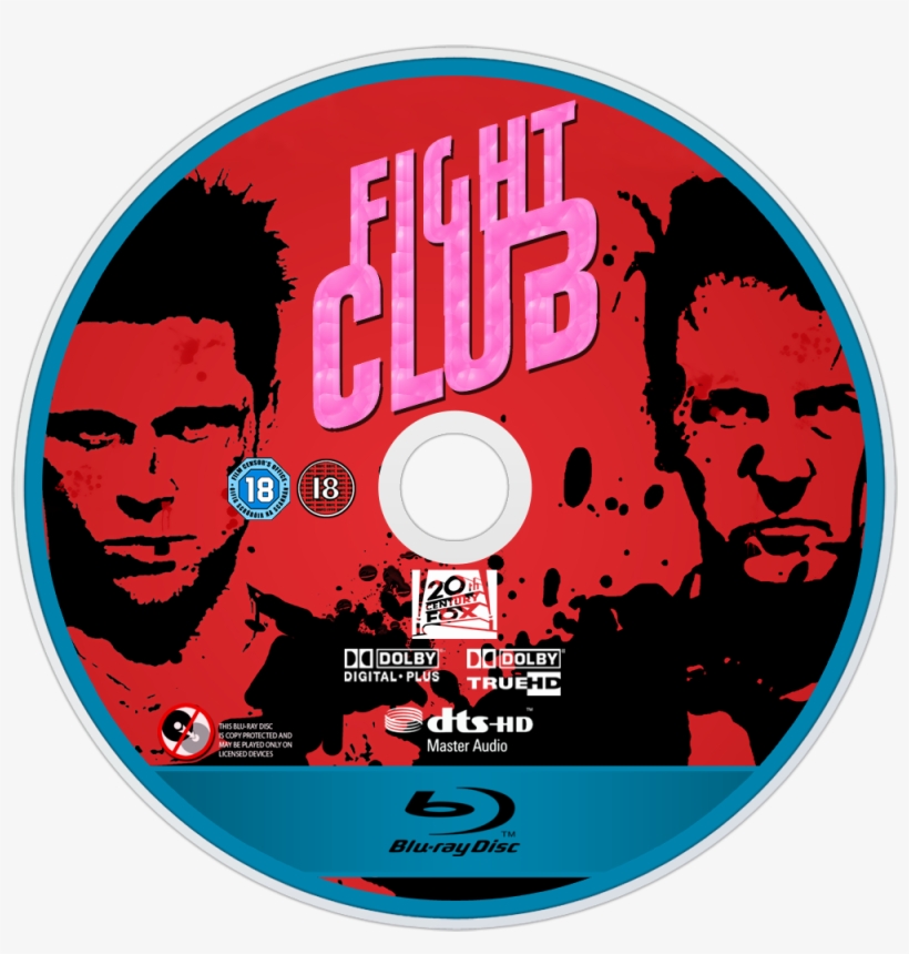 Fight Club Bluray Disc Image, transparent png #6686505