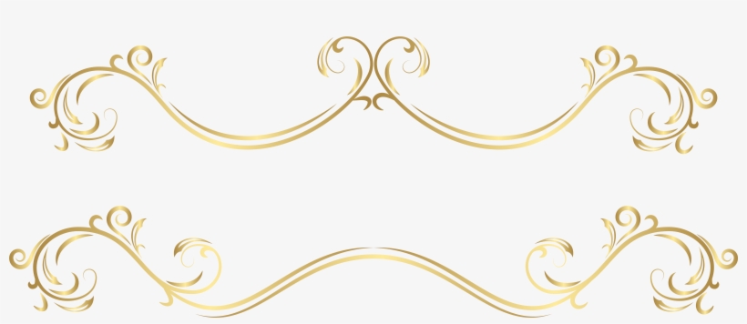 Gold Deco Element Png Clip Art, transparent png #6687216