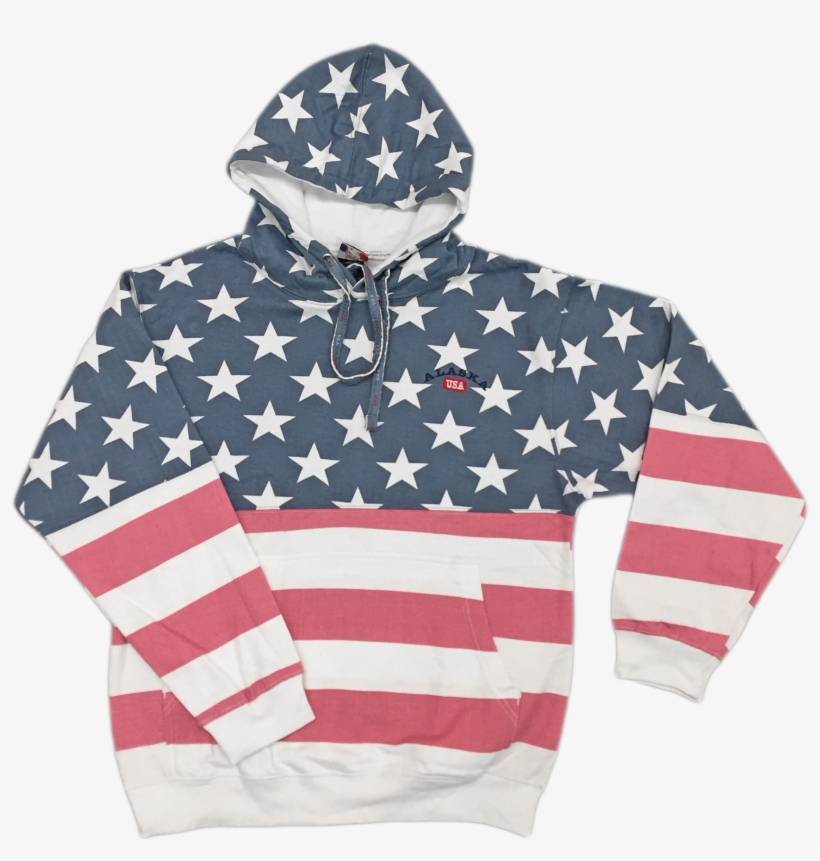 Usa Flag Alaska Sweatshirt, transparent png #6688395