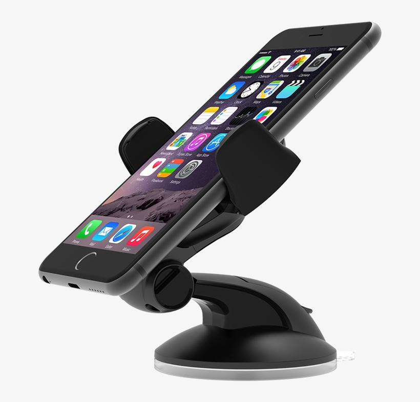 Iottie Easy Flex 3 Universal Car Mount Holder & Desk, transparent png #6690093