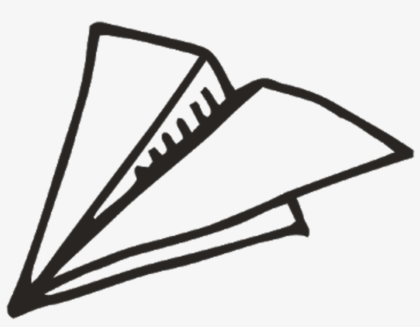 Paperplane Aviondepapel Tumblr Draw Dibujo Lindo Cute, transparent png #6693538