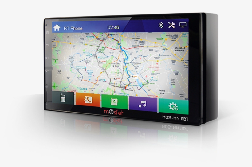 Car Multimedia With Navigation & Bluetooth, transparent png #6694453
