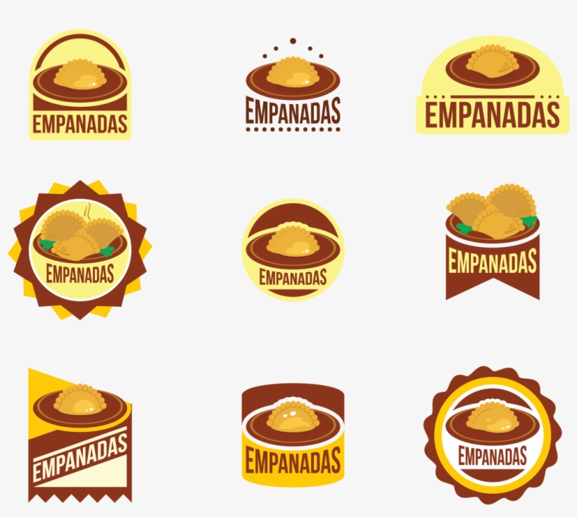 Empanadas Vector Emblem, transparent png #6696599