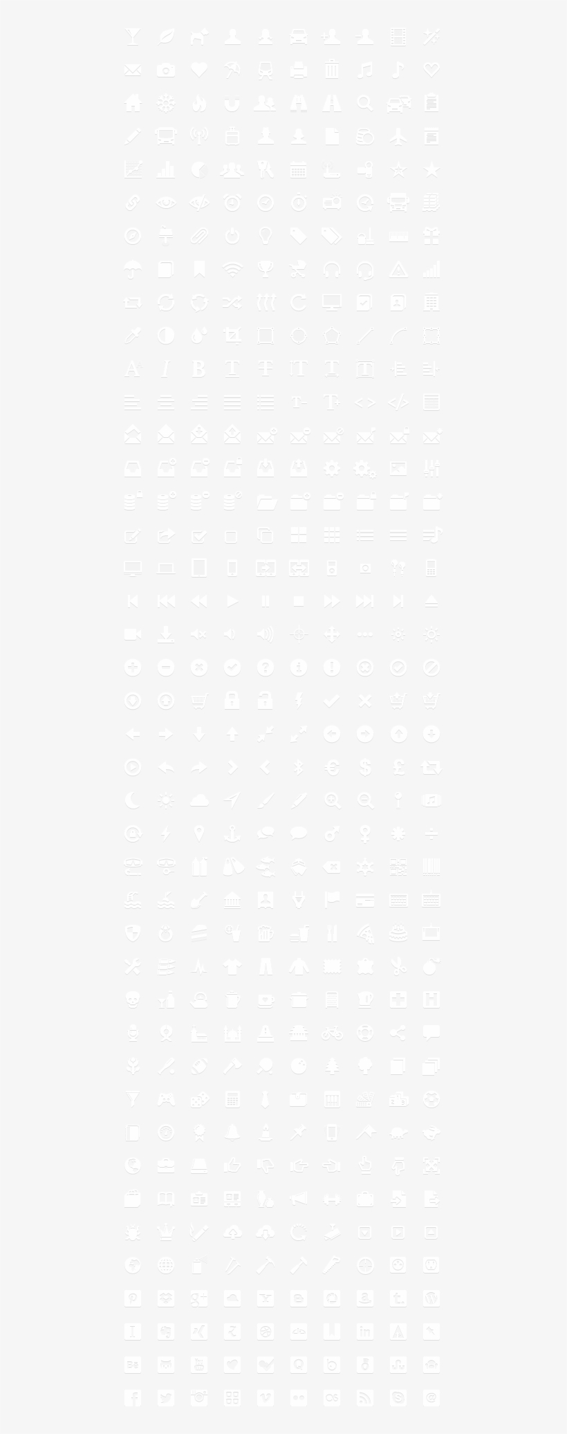 Glyphicons-white, transparent png #6697000