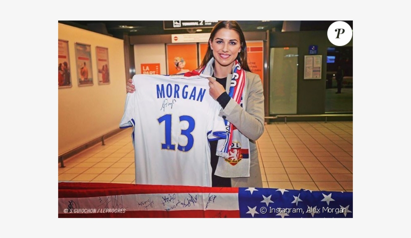 Alex Morgan Et Son Arrivée À L'olympique Lyonnais, transparent png #6698612