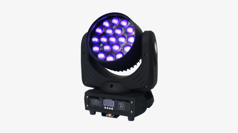 19pcs Led Moving Head Stage Light - Light-emitting Diode, transparent png #670013