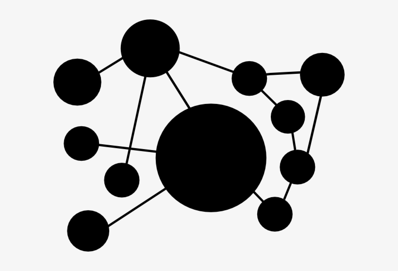 Network Svg Downloads - Network Clipart Black And White, transparent png #670093