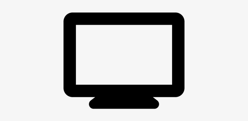 Led Monitor Vector - Airplay Icon, transparent png #670334