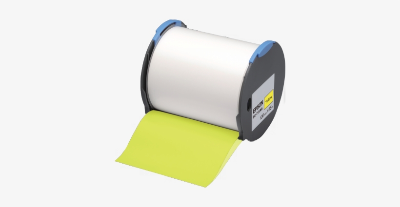 Rc-t1yna 100mm Yellow Tape - Epson Labelworks Pro100 Rc-t1yna 100mm Yellow Tape, transparent png #670927