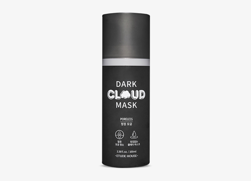 Etude House Dark Cloud Mask Poreless 100ml - Etude House Dark Cloud Poreless Mask, transparent png #670948