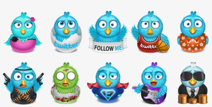 Free Twitter Icons For Website - Free Twitter, transparent png #671127