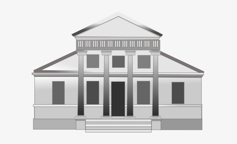 Larger Clipart School Building - Building Clip Art, transparent png #671255