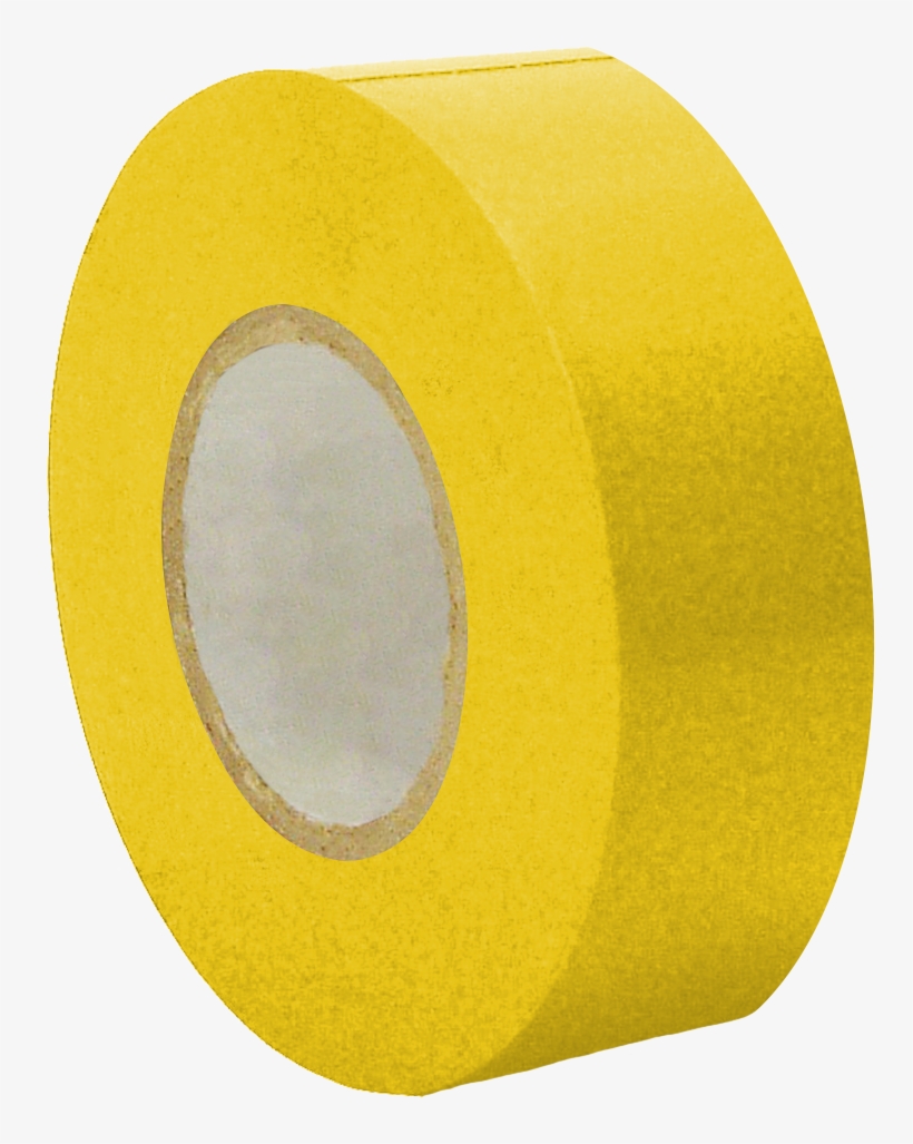 25mm X 33m Pvc Tape Yellow - 33m Pvc Tape, transparent png #671308