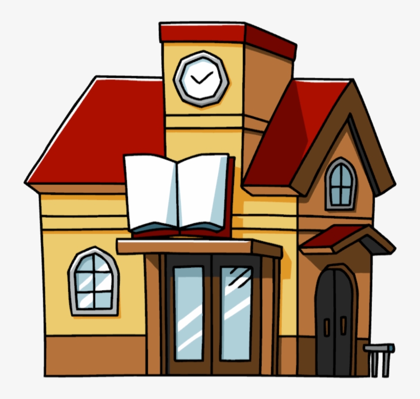 Cartoon Restaurant Building Png - Scribblenauts Buildings Transparent, transparent png #671744