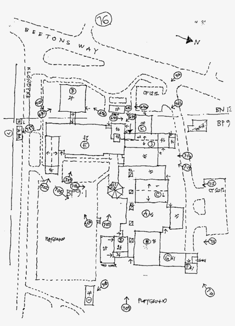 A Surveyor's Sketch Plan Of A School Building - School, transparent png #671877