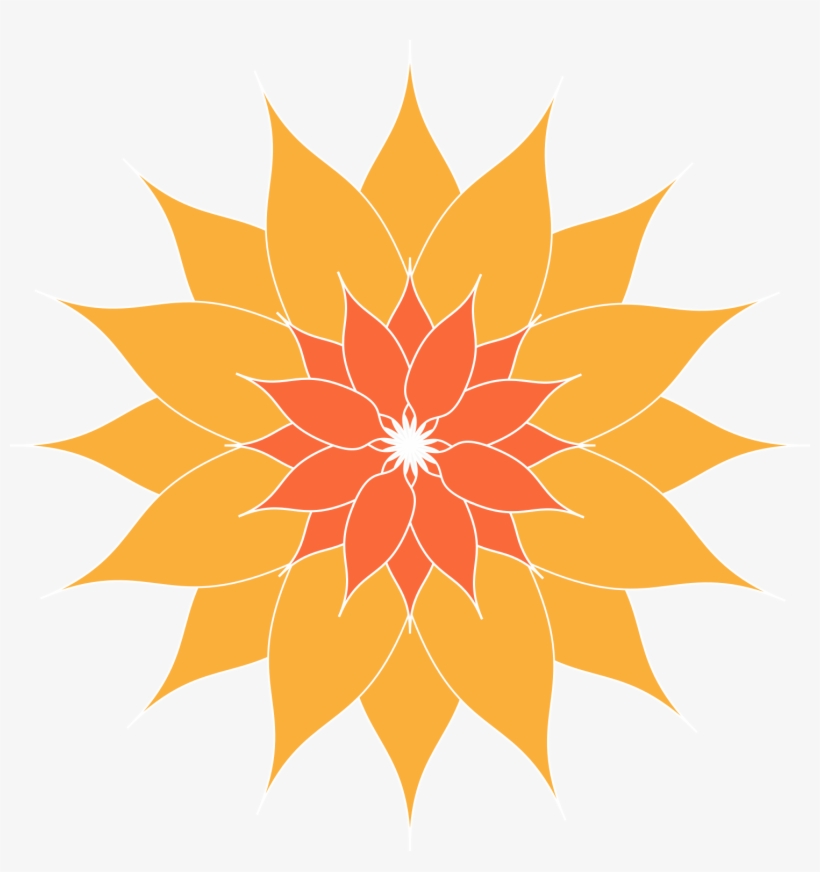Free Vector Orange Flower - Sales Tax, transparent png #672117
