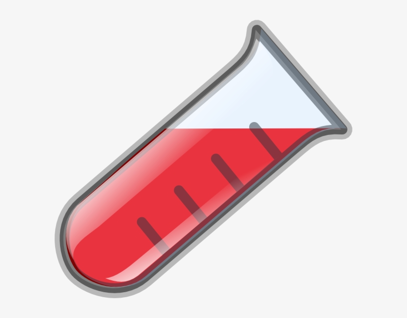 Clip Art At Clker Com Vector Online - Red Test Tube Vector, transparent png #672207