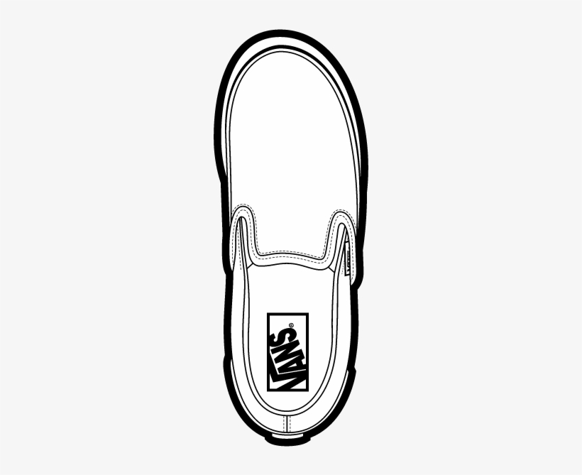 black and white vans drawing