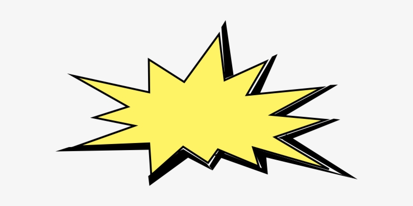 Blast Clipart Image Of Blast Clipart 4909 Big Yellow - Yellow Explosion Clip Art, transparent png #672756