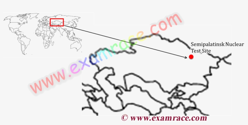 Map Of Semipalatinsk Nuclear Test Site - World Is Waiting Throw Blanket, transparent png #672946