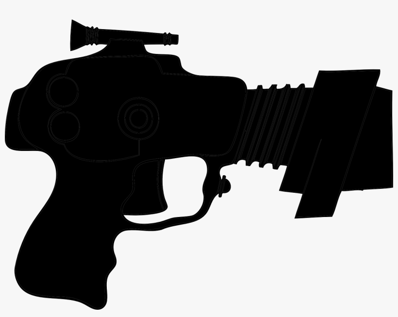 Picture Black And White Stock Black Clip Art At Clker - Laser Tag Gun Clip Art, transparent png #673150