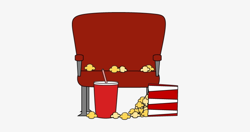 Empty Movie Theater Seat - Movie Theatre Clip Art, transparent png #673152