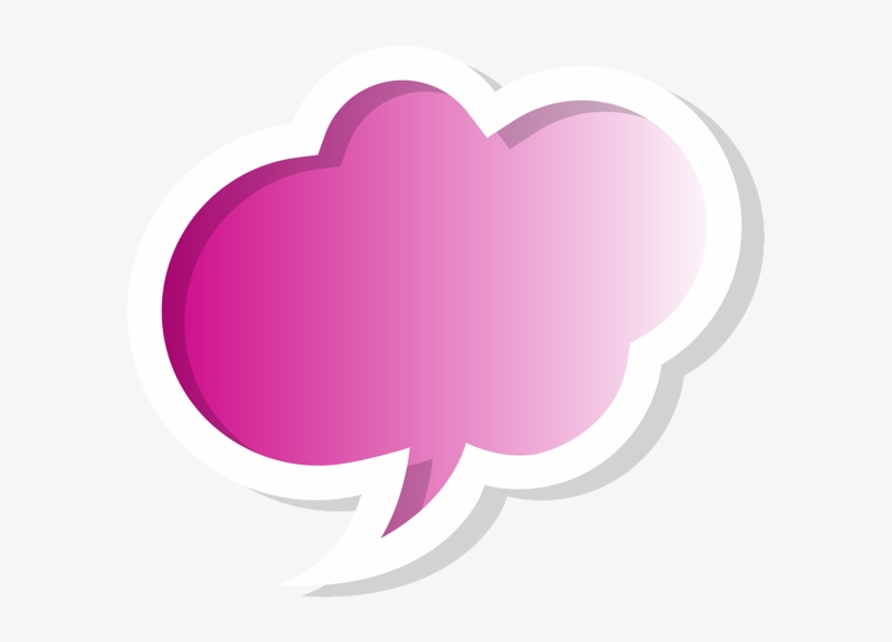 Speech Bubble Png Cute Graphic Free Library - Clip Art, transparent png #673155