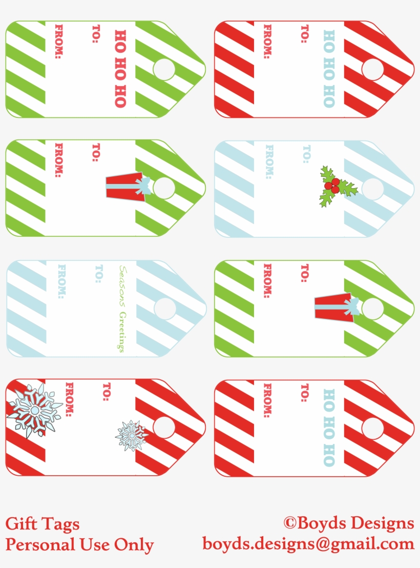 Christmas Gift Tag Vector Royalty Free Stock Techflourish - Diy Christmas Gift Tags Printable, transparent png #673254