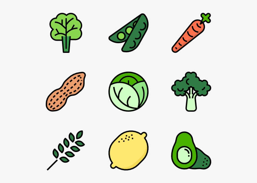 Vegetable Icon Packs Svg Psd Png - Vegetable Icon Png, transparent png #673484
