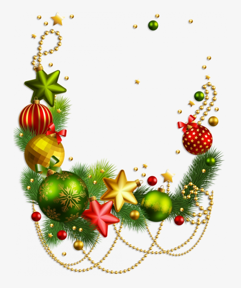 Christmas Decor Png - Merry Christmas Border Png, transparent png #673822