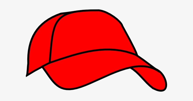 Red Baseball Cap Hi - Clip Art Topi Png, transparent png #673968