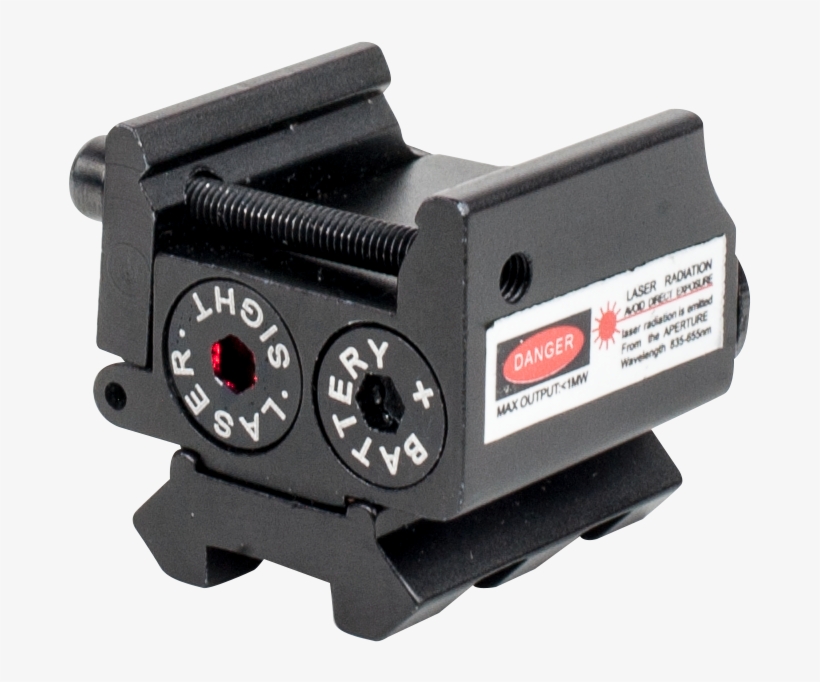 Optics V Tactical Red Laser Pistol Dual Weaver Mini - Laser, transparent png #674019