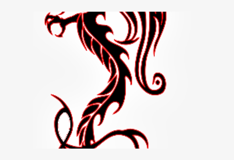 Tattoo Design Dragon Tribal, transparent png #674080