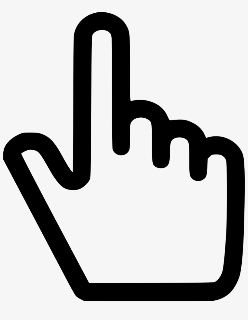 Finger Select Pointing Point To Designate Comments - Finger Point Icon Png, transparent png #674255