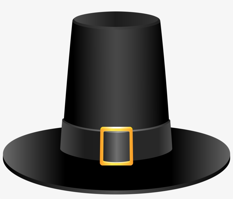 Black Pilgrim Hat Picture - Pilgrim Hat Clip Art .png, transparent png #674283