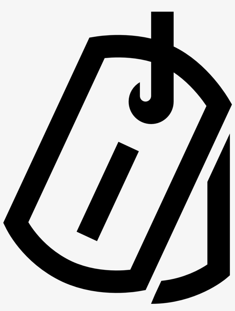 Military Dog Tag Png - Sign, transparent png #674333