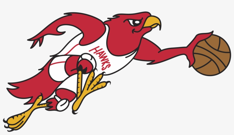 Atlanta Hawks Retro Logo - Atlanta Hawks Vintage Logo, transparent png #674470