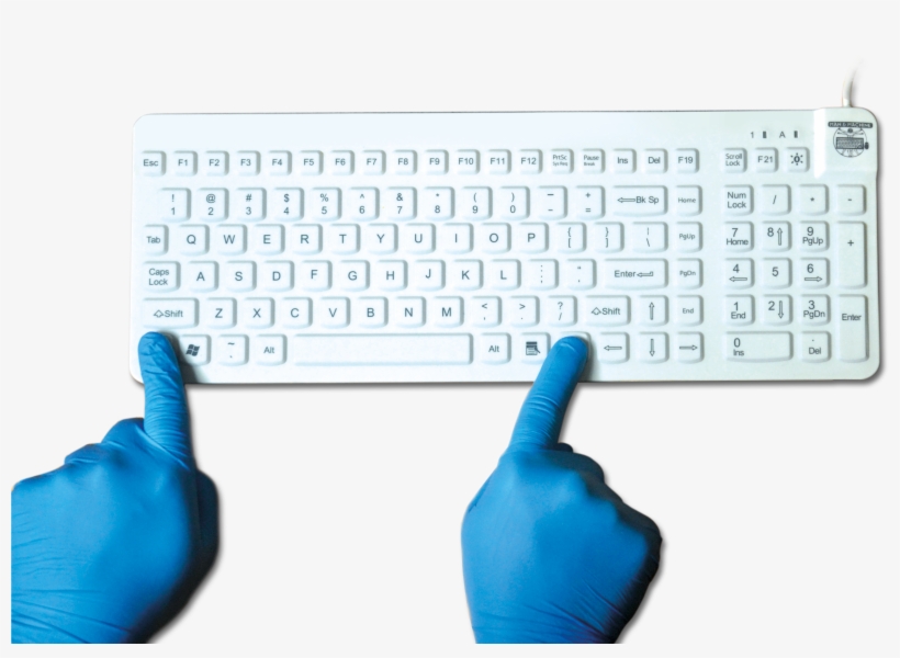 Man Machine Logo Hygienic Waterproof Keyboards Mice - Computer Keyboard, transparent png #674562