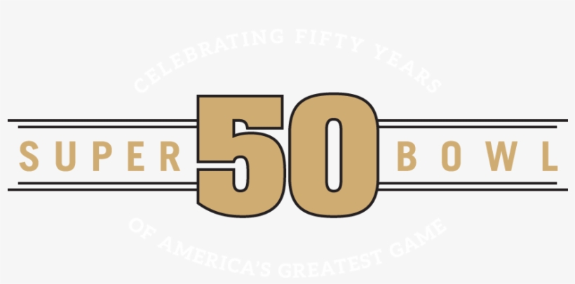 50th Super Bowl Logo - Super Bowl 50, transparent png #674585