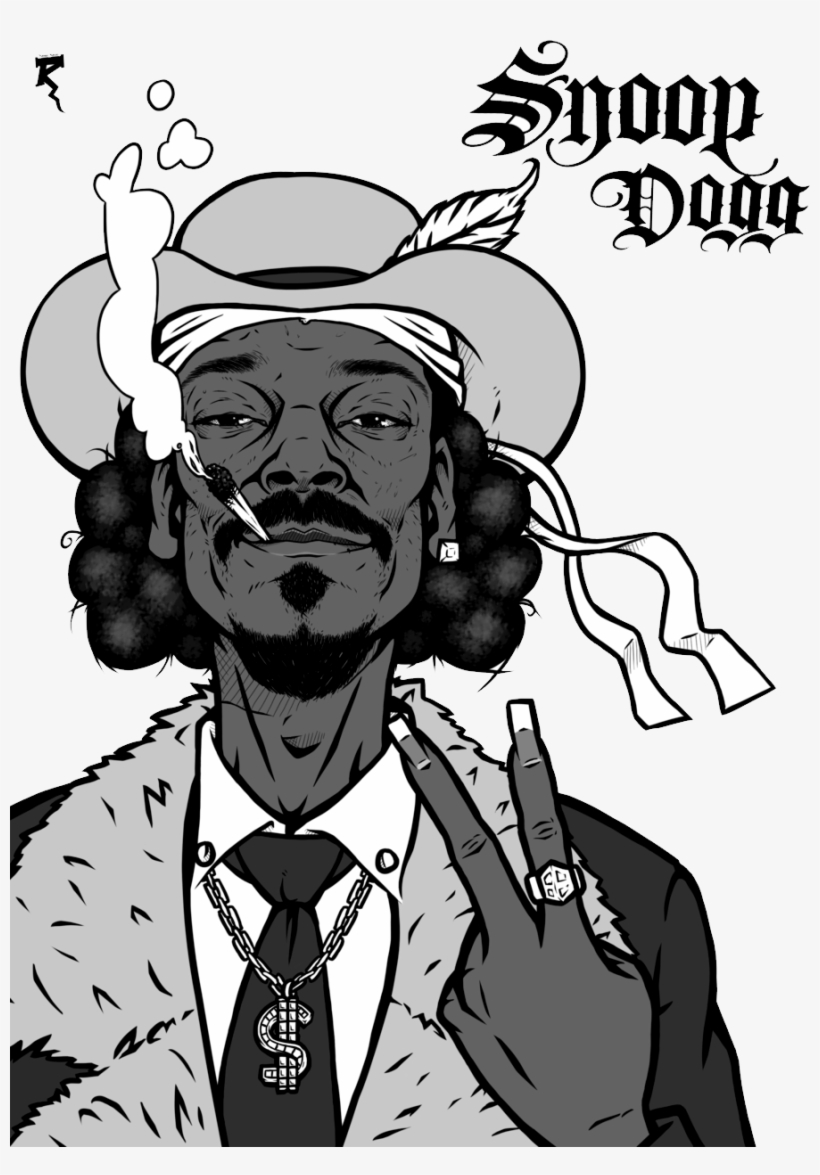 Snoop Dogg Cartoon Drawing Free Transparent Png Download Pngkey