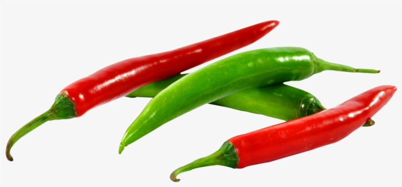 Green And Red Chilli Png Image - Red And Green Chilli, transparent png #674930