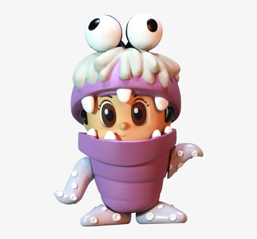 Disney Vinyl Collectible Boo - Hot Toys Monsters Inc. Boo Monster Version 3" Figure, transparent png #675032