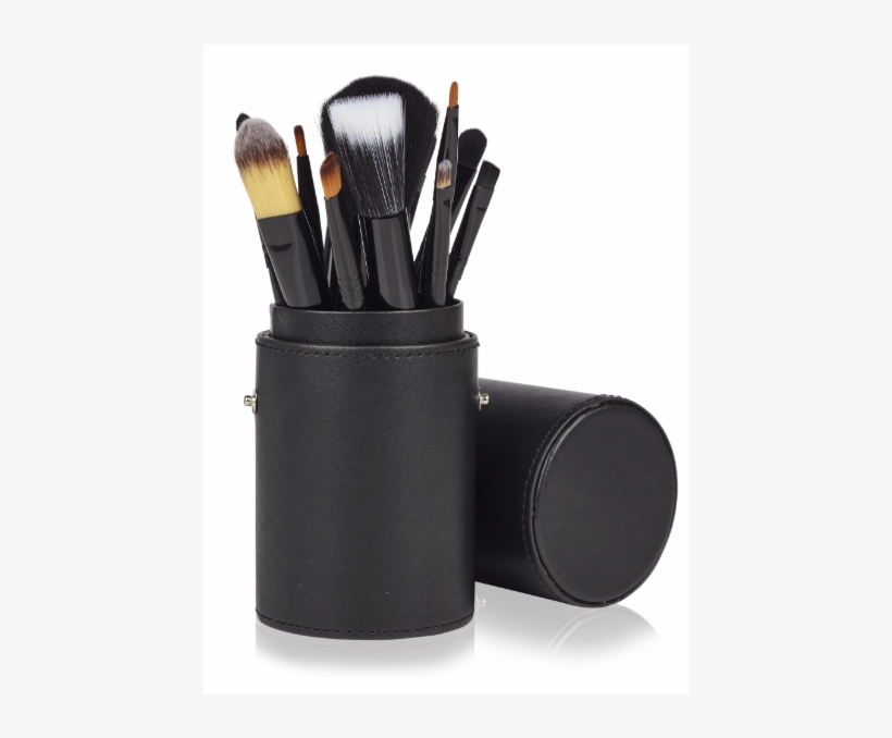 Basics Makeup Brush Set Black, transparent png #675076