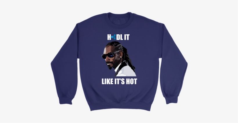 Ripple Xrp Snoop Dogg 'hodl It Like Its Hot' Sweatshirt - Sweater, transparent png #675250