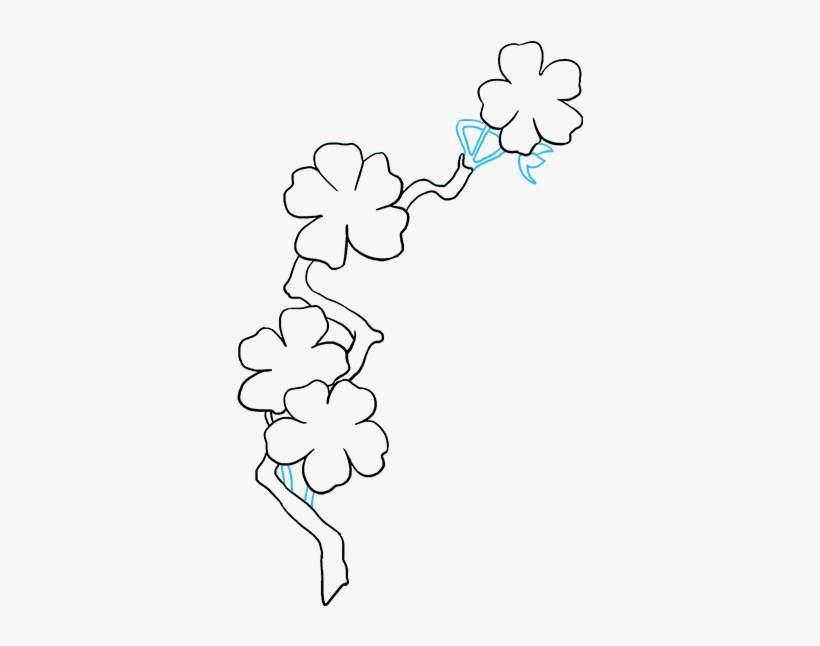 How To Draw Cherry Blossoms - Drawing, transparent png #675701