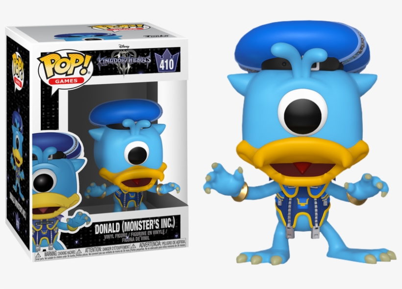 Kingdom Hearts 3 Donald Monsters Inc - Pop Vinyl, transparent png #675825