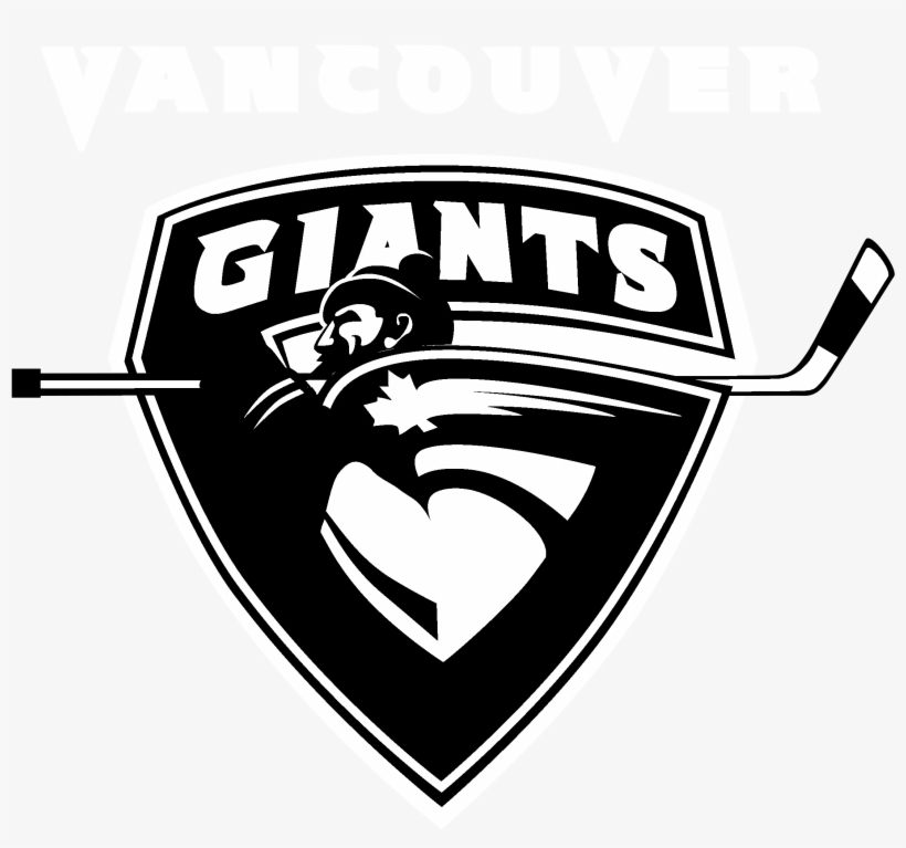 Vancouver Giants Logo Black And White - Vancouver Giants, transparent png #675889