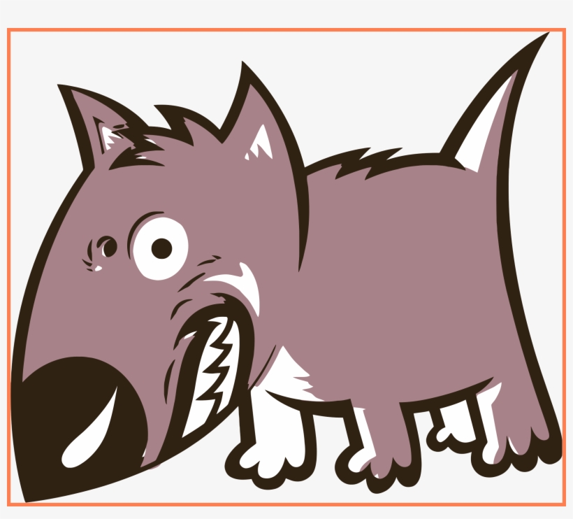 Vector Transparent Download Cartoon Dogs Clipart - Angry Dog Clipart, transparent png #676077