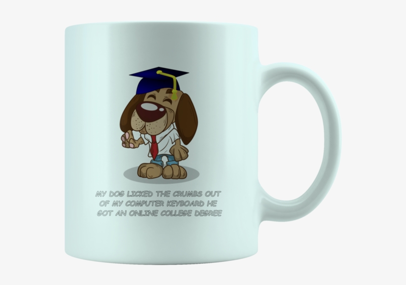 Funny Dog Graduates And Gets A College Degree Gift - Academic Degree, transparent png #676126
