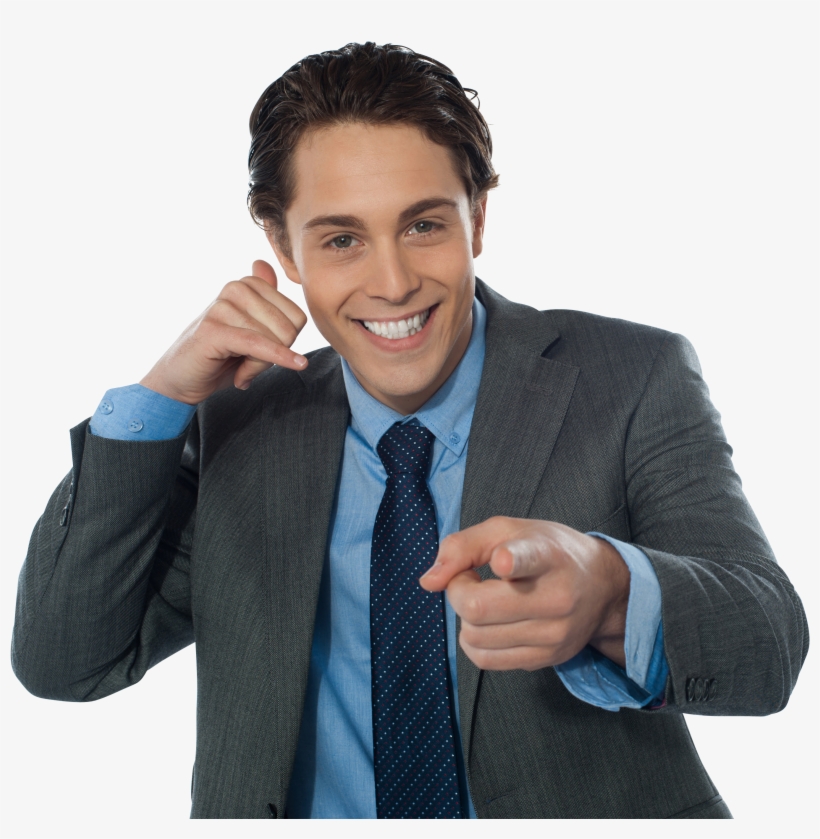 Men Pointing Front Png Image - Businessperson, transparent png #676206